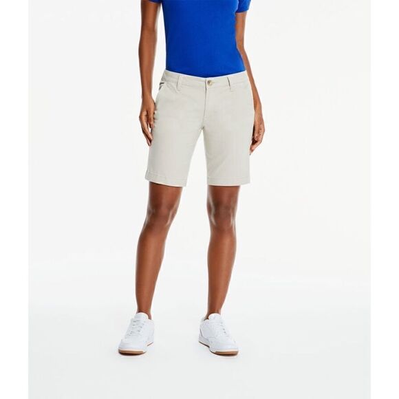 NWT AEROPOSTALE White Everyday Bermuda Twill Shorts, Size 000 - Picture 2 of 14